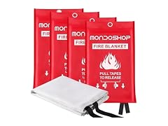 Mondoshop 4-Pack Emergency Fire Blanket