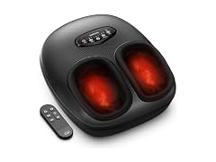 Foot Massager With Heat - Black