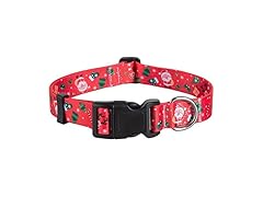 HQYDDMI Christmas Dog Collar with Santa Print