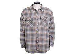 Dickies Sherpa Lined Snap Front Shirt, Cool Grey