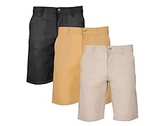 (3-Pack) Chaps Men's Flat Front Shorts
