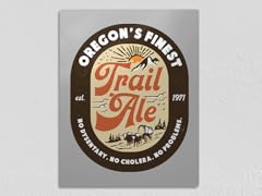 Trail Ale 11" x 14" Metal Poster