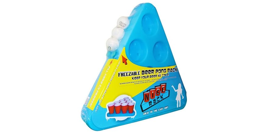 Beer Rack Ice N-Ice Rack Freezable Beer Pong Rack Set