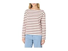 AE Womens RelaxedFit LS Boatneck Top
