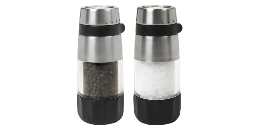 Bundle - OXO Good Grip Salt Grinder & OXO Good Grip Pepper Grinder