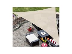 AsterOutdoor Sun Shade Sail Triangle 12' x 12' x 17'