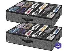 Sturdy Under Bed Shoe Storage