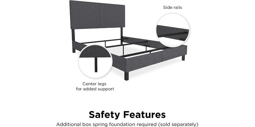 Luxury Upholstered Bed with Adjustable Headboard – Style & Comfort Combined - Image 8