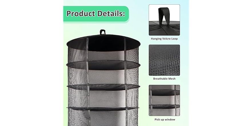 Growsun Herb Drying Rack, 2ft Diameter