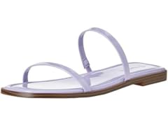 The Drop Women's Paris Square Toe Two Strap Flat