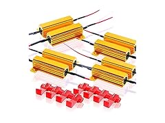 Zone Tech LB0072-8 50w 60HM Led Load Resistor Yellow