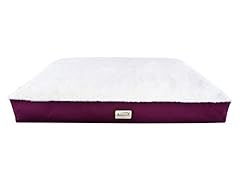 Pet Bed - Burgundy & Ivory