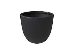LeisureMod DP11BL Dahlia Planter Black