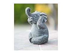 Garden Age Supply Lucky Baby Elephant Statue