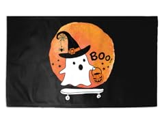 "Skateboarding Ghost" 3' x 2' Rug