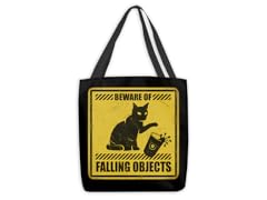 Beware of Falling Objects Large Tote Bag
