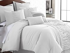 Marilyn Embellished 8-pc Comforter Set-Off-White-Queen