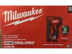 Milwaukee 2448-20 12V Cordless Cable Stapler