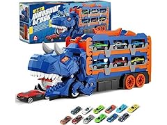 12 Piece Dinosaur Transport Truck