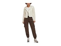 Levi's Women (S) Faux Leather Moto Jacket Coat