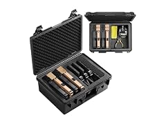 Waterproof Pistol Case 7 Guns 4+3 Layout