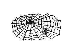 J & M Home Fashions Halloween Spider Natural Rubber Doormat, 19.5-Inch by 34.5-Inch