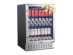 AAOBOSI 24" Beverage Cooler, 164 Cans Fr