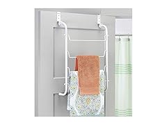 Whitmor Over The Door White Towel Rack