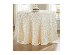 QueenDream 90 inch Round Tablecloth