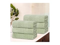 Superior 6PC Playa Zero Twist Cotton Hand Towels