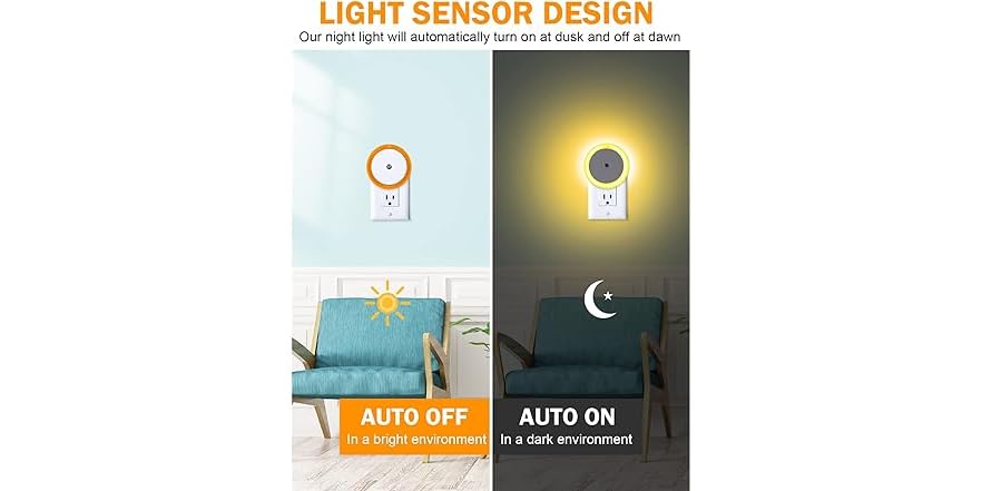 24 Pack LED Plug In Wall Night Lights