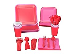 Crayola Red Pink Party Supplies