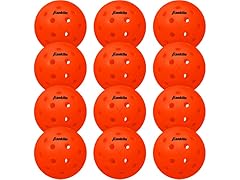 Franklin Sports X-40 Outdoor Pickleballs 12 Pack