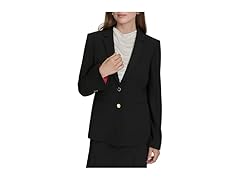 Halston Women's Two Button Workwear Blazer