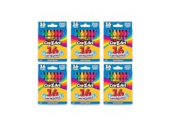 Cra-Z-Art Bulk Crayons, 6 Packs of 16 Count