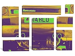 Neon Diablo Bull by Fabrizio