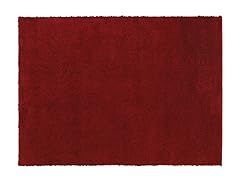 Cozy Red Polypropylene Area Rug  (4 Sizes)