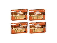4PK Austin, Toasty Round Crackers With Peanut Buttter