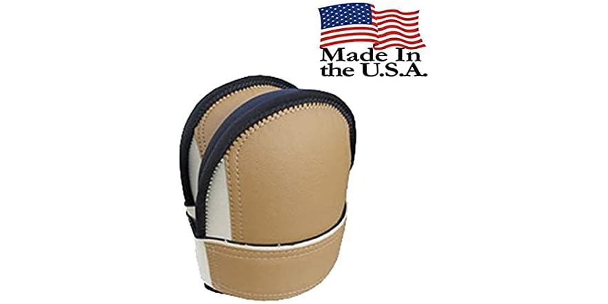 Troxell USA SuperSoft Leather Head XL Kneepads - Premium Comfort For Work & DIY Projects