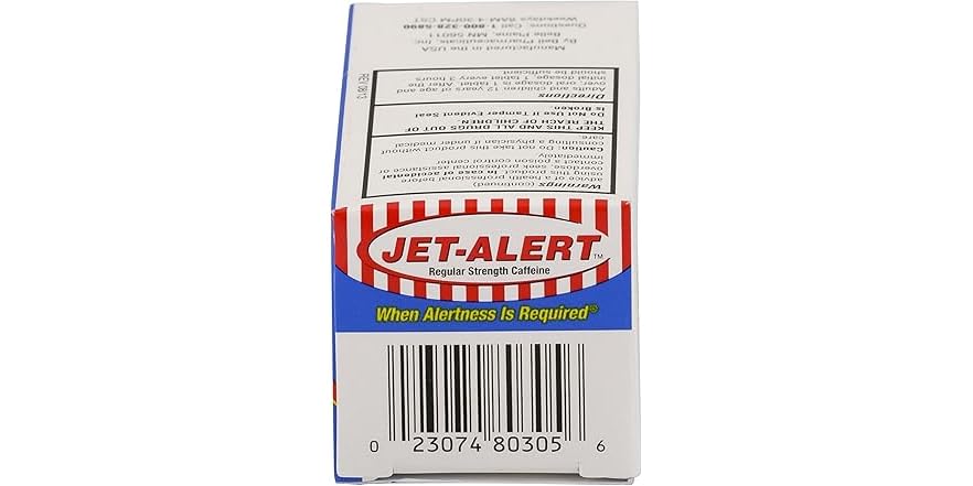 Jet-Alert Caffeine 100mg 120ct 4pk
