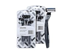 Solimo Razors for Men, 6 count