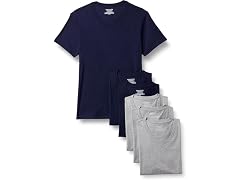 Amazon Essentials Men's V-Neck Undershirt, 6-Pack