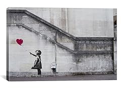 There Is Always Hope Balloon Girl by Banksy Canvas Print