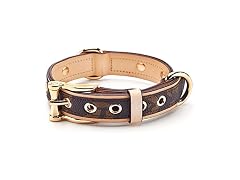 Thankspaw Leather Dog Collar Soft & Durable S