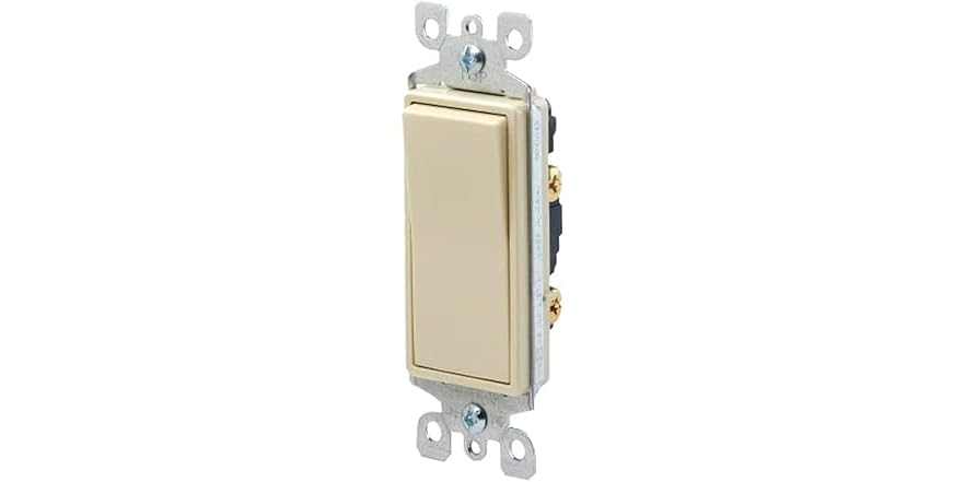Leviton 5601-2WS Interruttore Unipolare - Robustezza E Affidabilità Per La Tua Casa