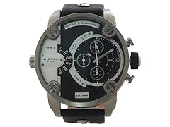 Diesel Chronograph Leather Strap Watch