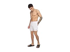 DKNY Men's Swim Trunk White (L)