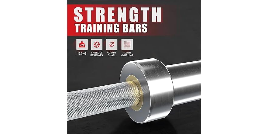 7 foot olympic bar weight