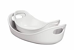 Rachael Ray Oval Baker Set - White