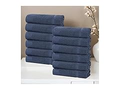 Superior 12PC Ultra Soft Quick Dry Medium Weight Small Towels